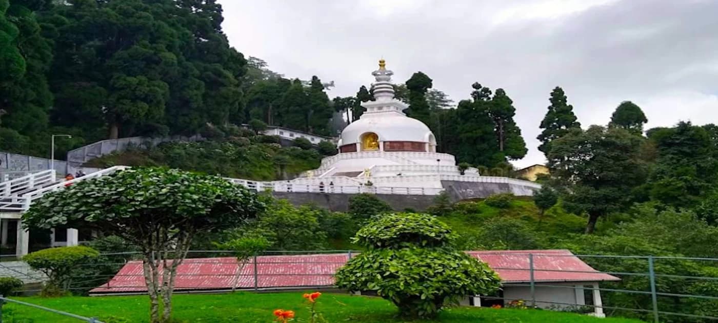 Japanese Peace Pagoda in Darjeeling