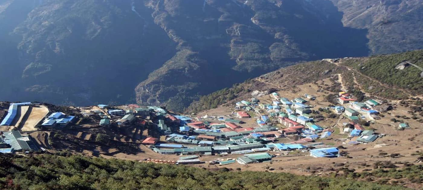 Namche Bazaar in Nepal
