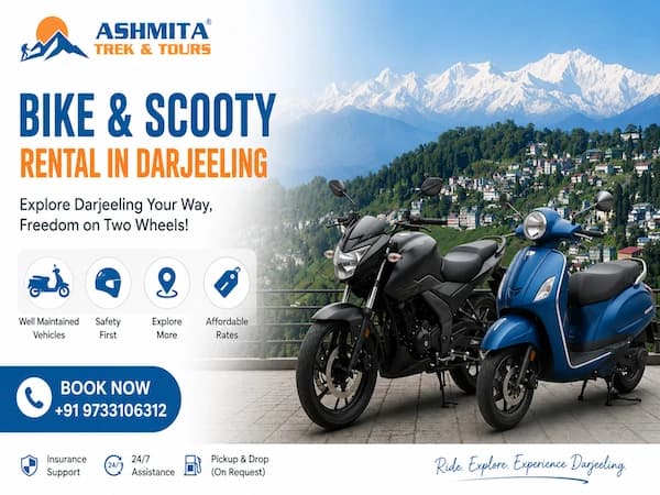 Bike and Scooty Rental in Darjeeling