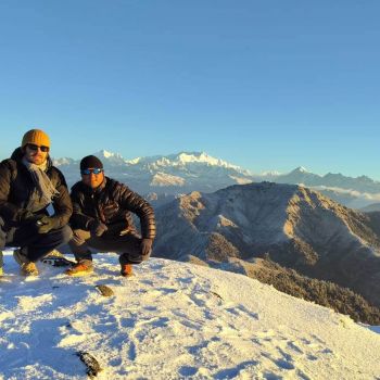 Pic At Phalut top view point during your Sandakphu Singalila ridge trek